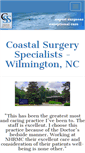 Mobile Screenshot of coastalsurgery.com