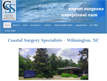 Tablet Screenshot of coastalsurgery.com